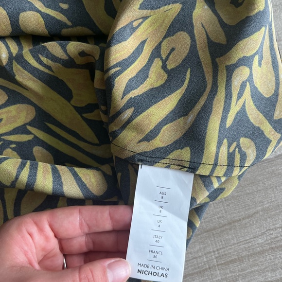 Nicholas Simie gathered printed silk-satin mini dress - Picture 8 of 8